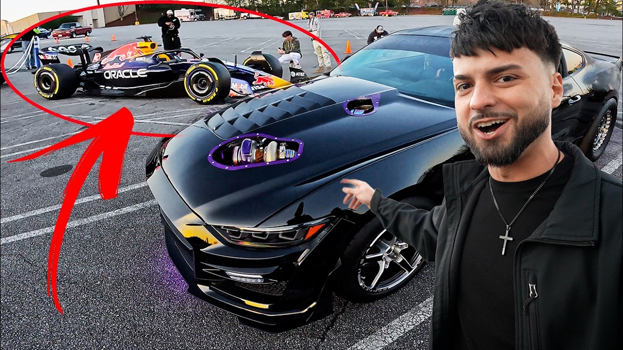 Red Bull Showed Up With An F1 Car… So I Brought My 1,500HP Car
