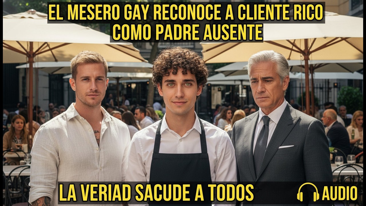 Camarero gay reconoce a cliente rico como su padre ausente – La verdad sacude a todos