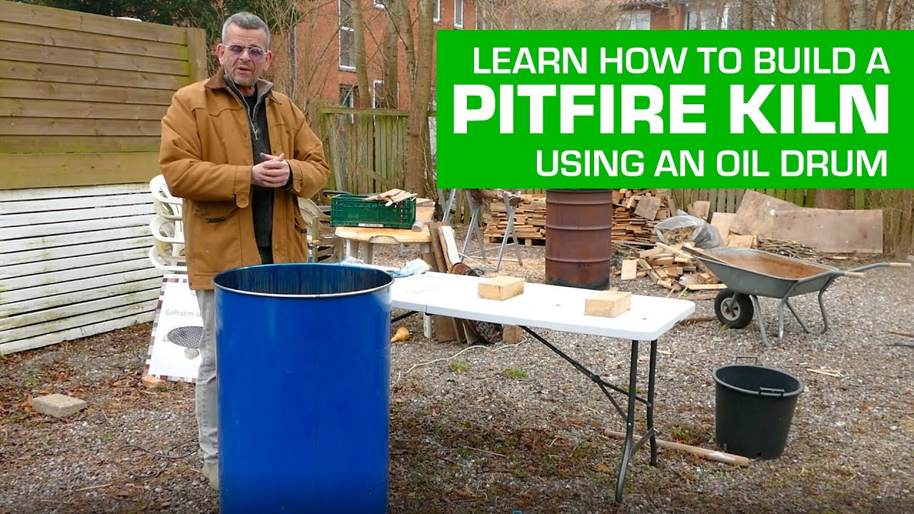 45. How to Build a Pitfire Kiln using an Oil Drum