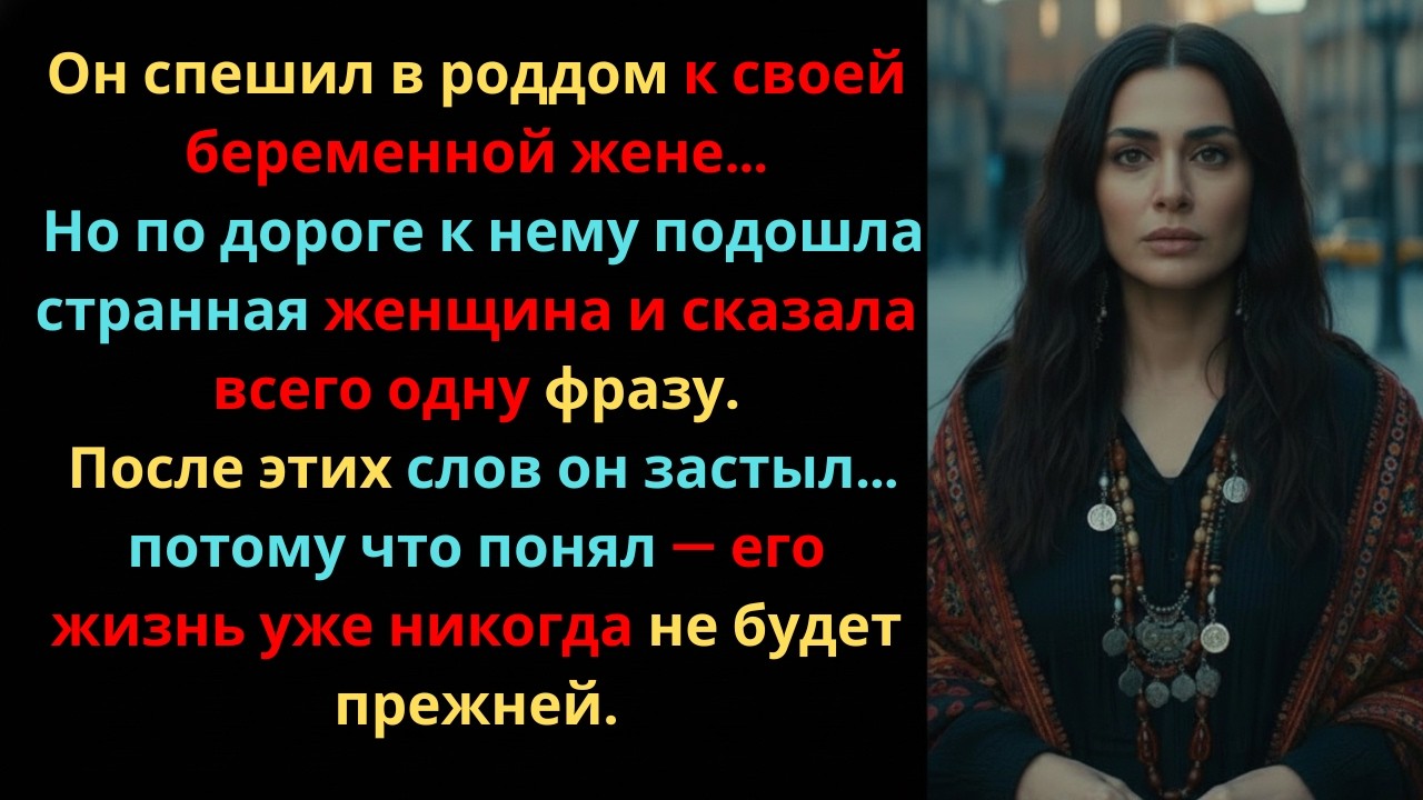 Он спешил в роддом к беременной жене… Но слова гадалки остановили его!
