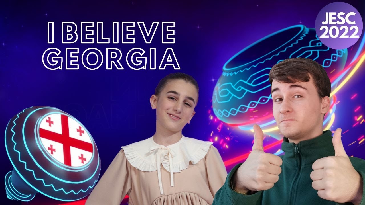 I Believe Reaction Georgia 🇬🇪 JESC 2022 🇬🇪