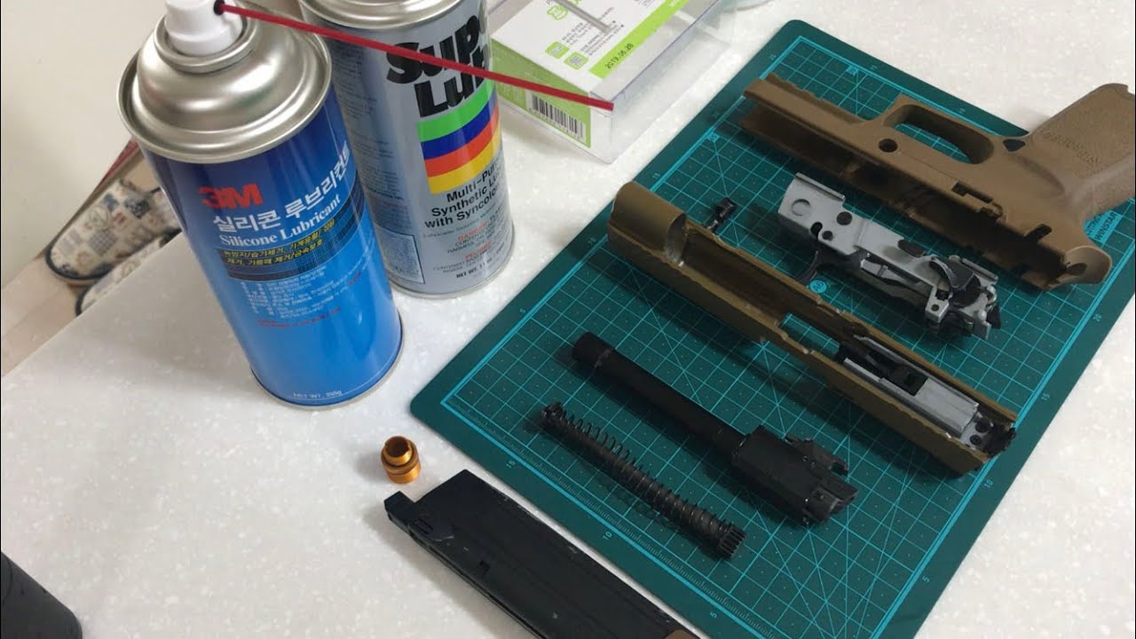 에어소프트건 오일 도포(AirsoftGun Oil application)
