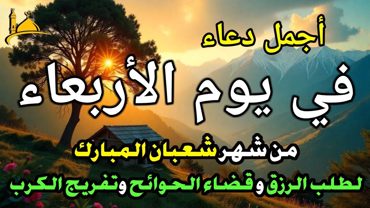دعاء عظيم فى يوم الأربعاء بنية جلب الرزق السريع وقضاء الدين وتفريج الهم وتيسير الأمور باذن الله