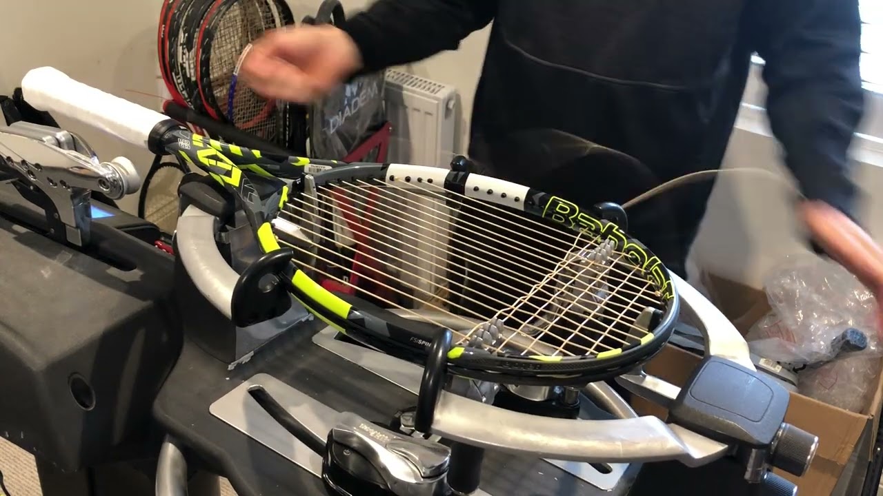 Как перетянуть струны на теннисной ракетке Babolat Pure Aero 98