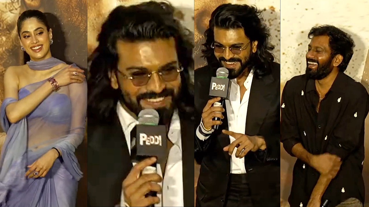 Ram Charan Speech at Peddi Trailer Takeover Event | Janhvi Kapoor | News Buzz