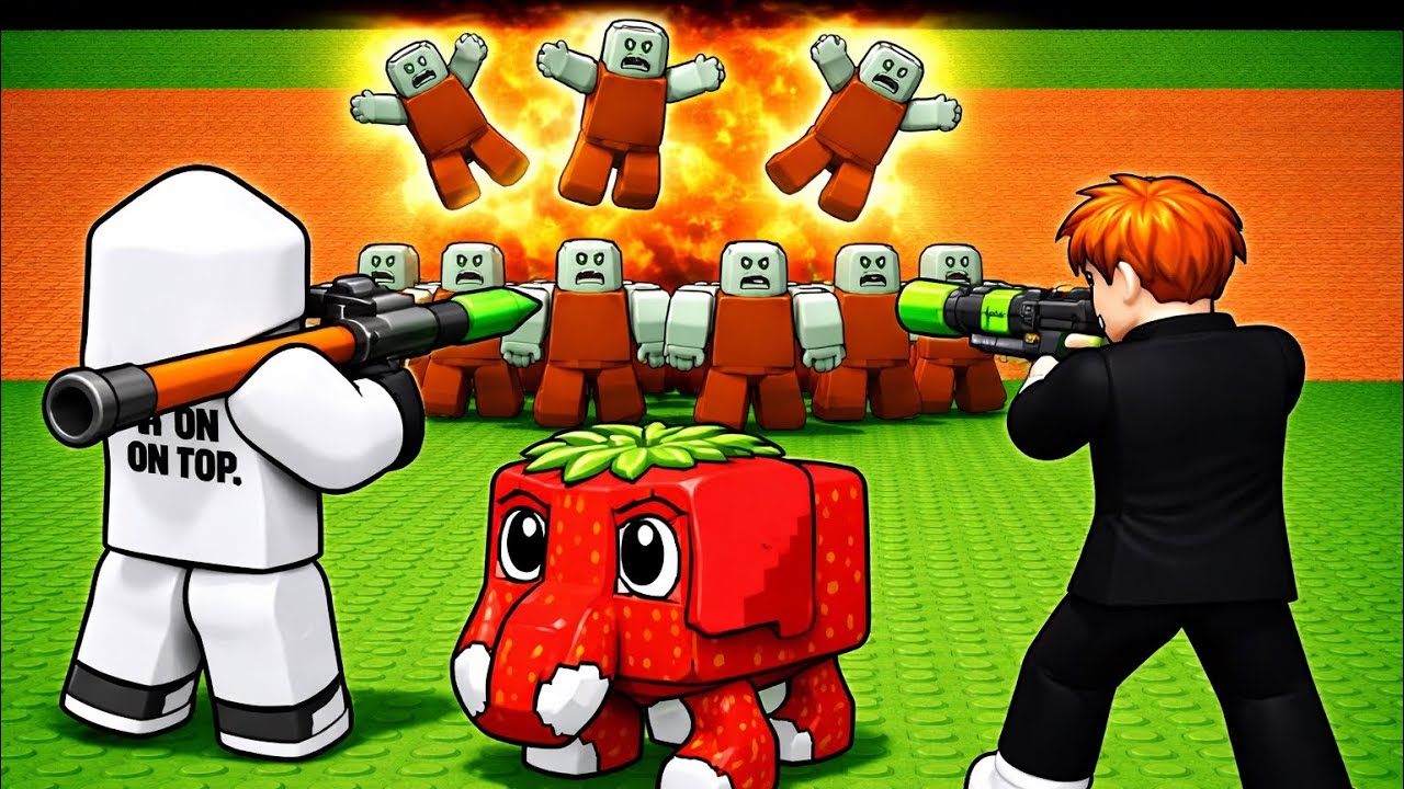 Roblox Shoot Zombies For Brainrots!!