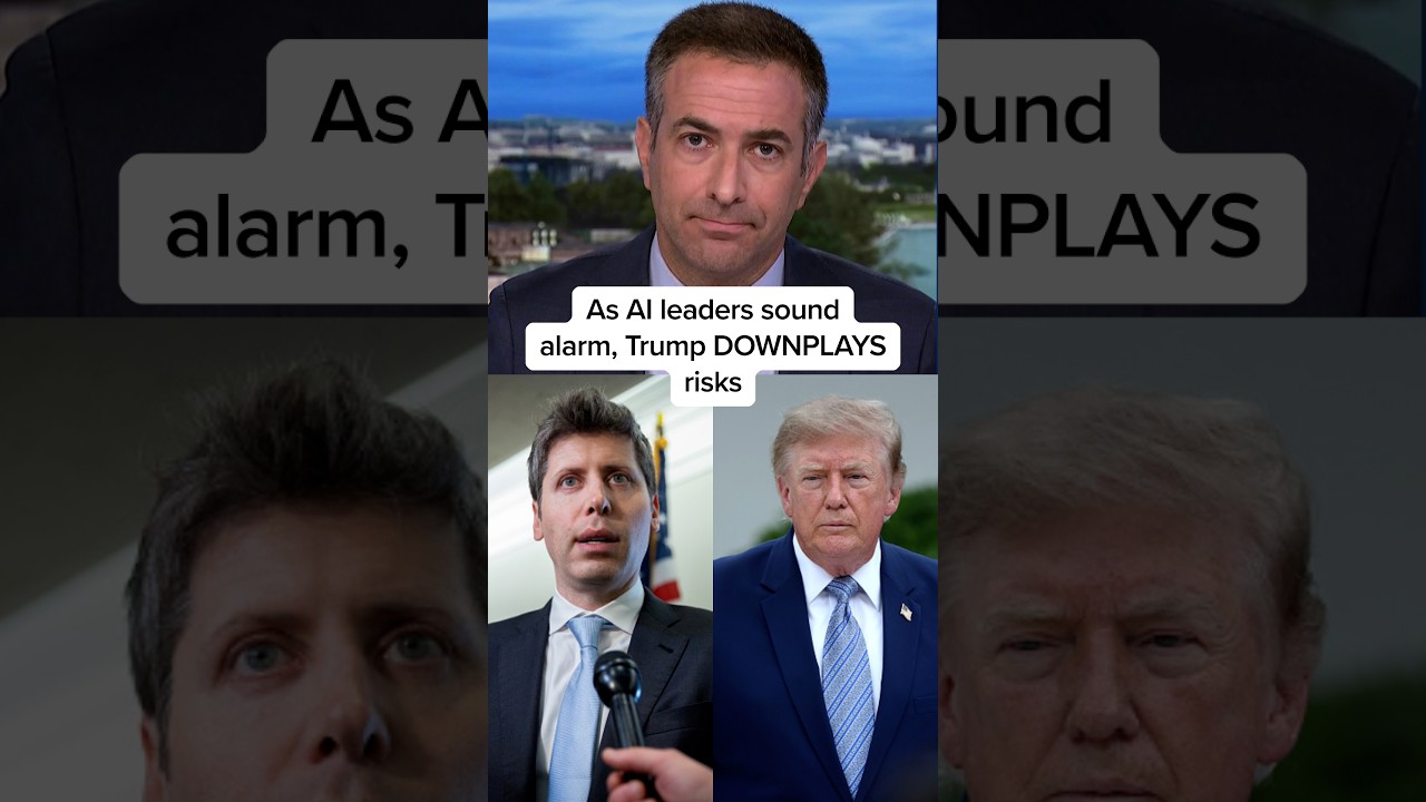 As AI leaders sound alarm, Trump DOWNPLAYS risks
