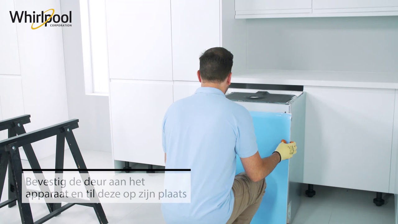 Whirlpool Volledig Integreerbare Vaatwasser installatievideo