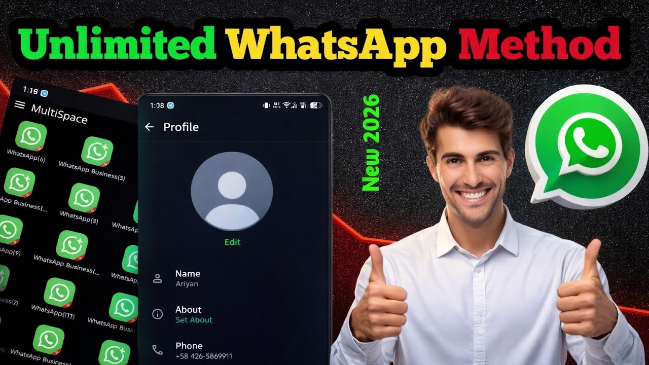 Unlimited WHATSAPP create How to open WhatsApp account without phone number✅2026