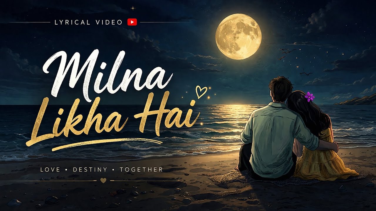 Milna Likha Hai &ndash; Vishrut Parikh | Soothing Hindi Indie Song | Lyrical Video