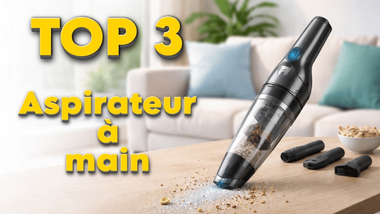 TOP 3 : Meilleur Aspirateur à Main 2026