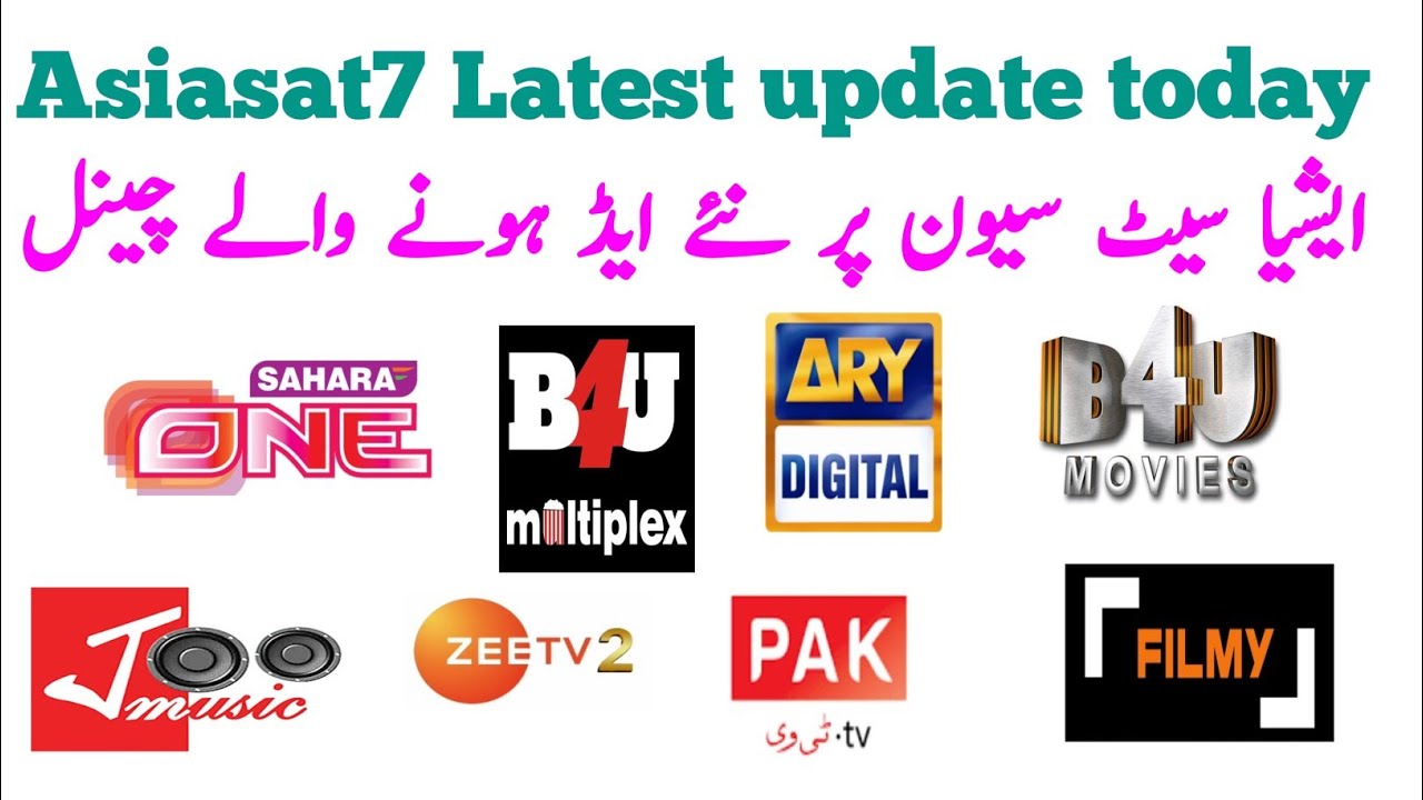 Asiasat 7 at 1o5.5e channel list 2026| Free TV Channels on 105.5E