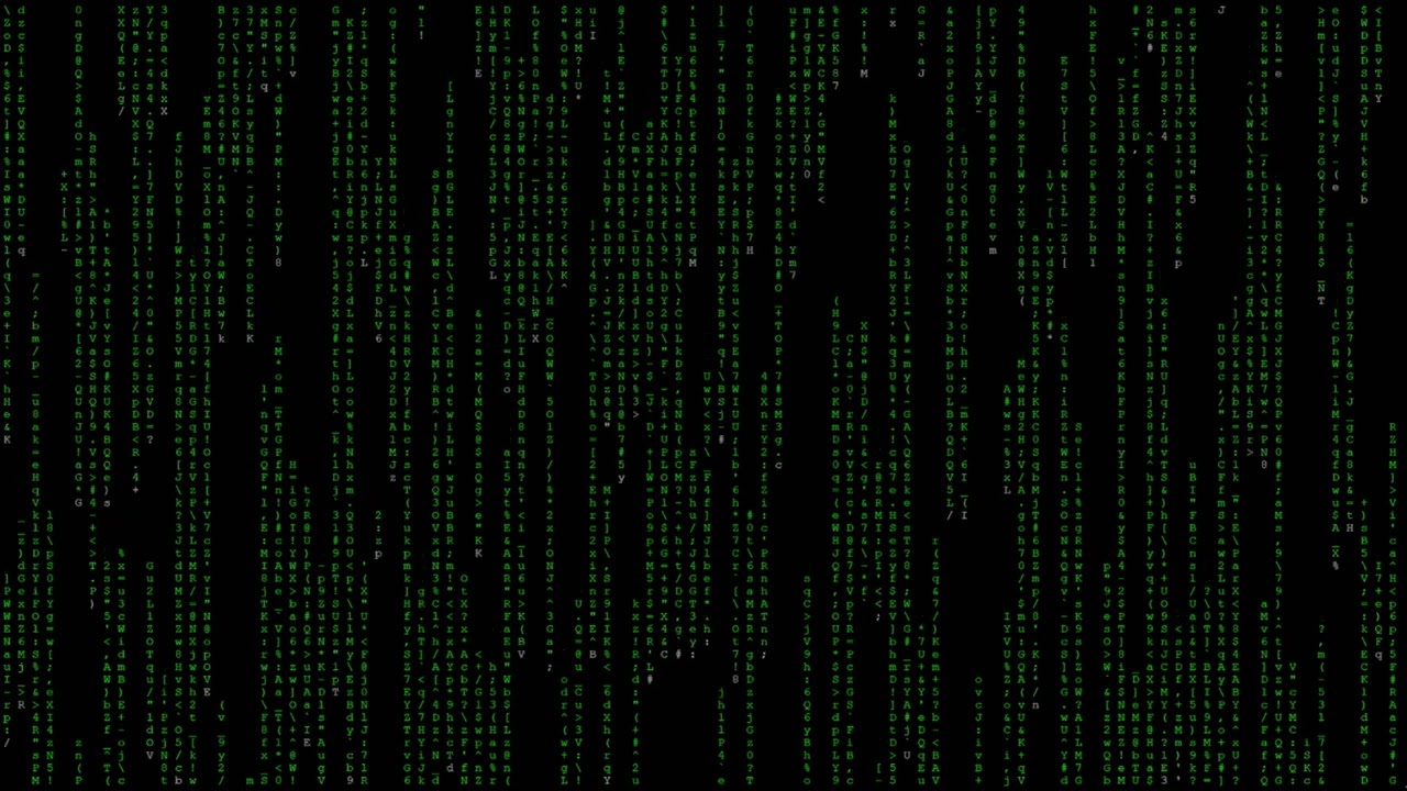Matrix terminal screen saver V1 - CMATRIX 4K 3840x2160 pixel