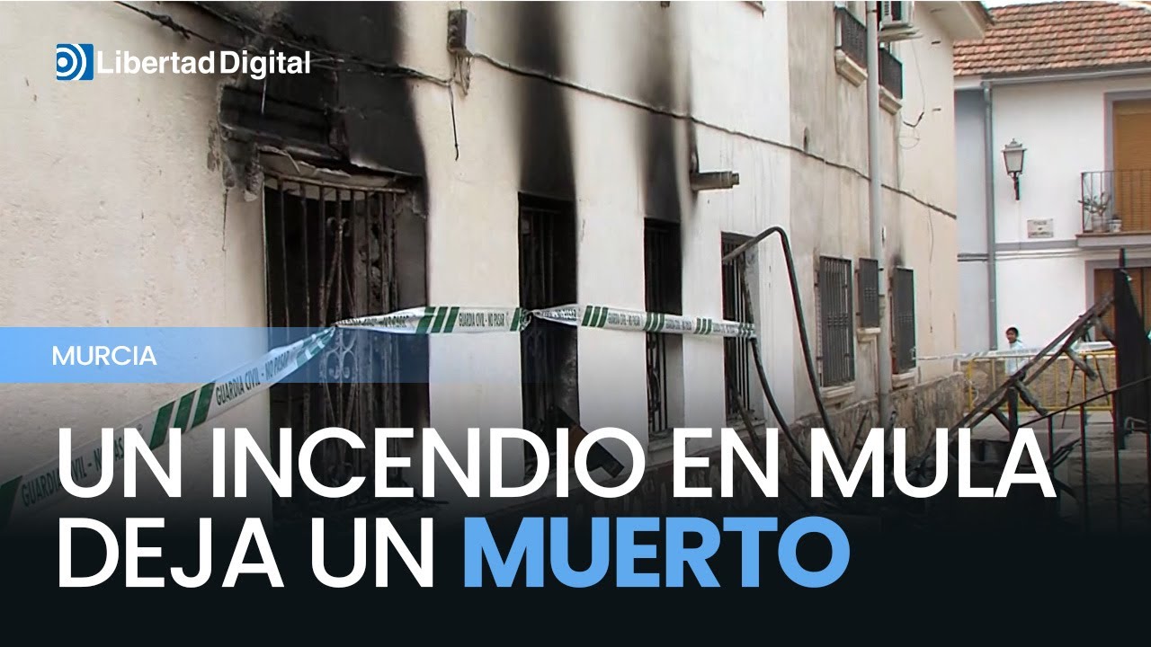 Una mujer muere en un incendio en una vivienda en Mula, Murcia