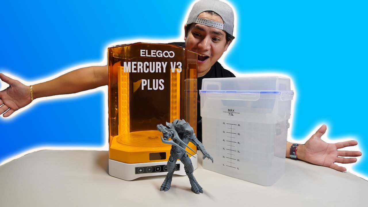 Elegoo Mercury V3 Plus: идеальная станция для мойки и сушки!