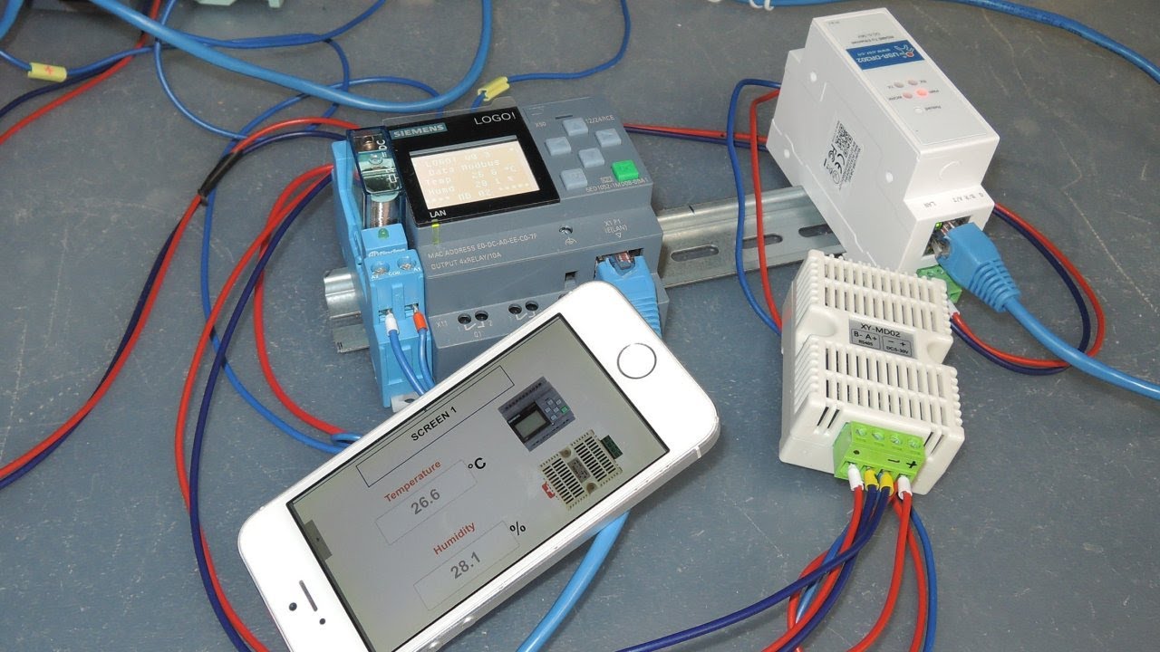 LOGO!8.3 a spojení Modbus TCP do Modbus RTU, část 2 - Connect LOGO! Modbus TCP to Modbus RTU, part 2