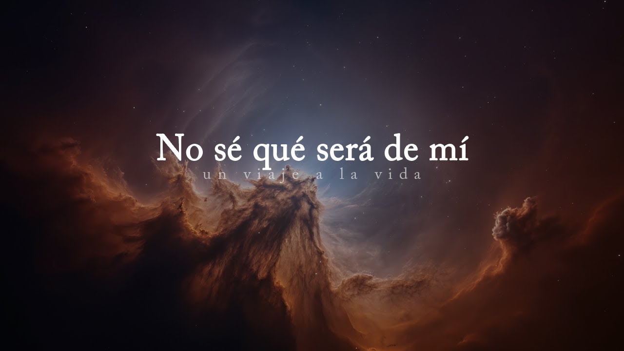 Meditación  A veces me siento tan perdido que no sé qué será de mi...