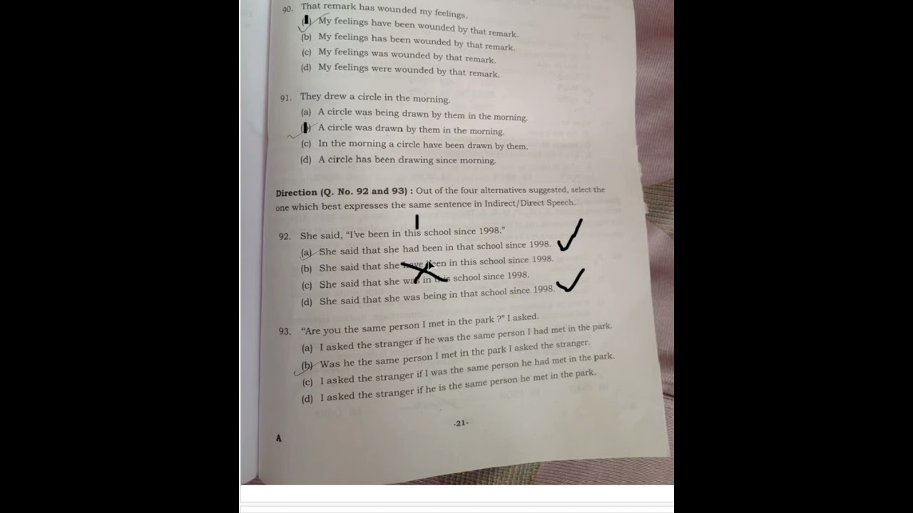APSSB CSLE &mdash; 2024 (ENGLISH SECTION)