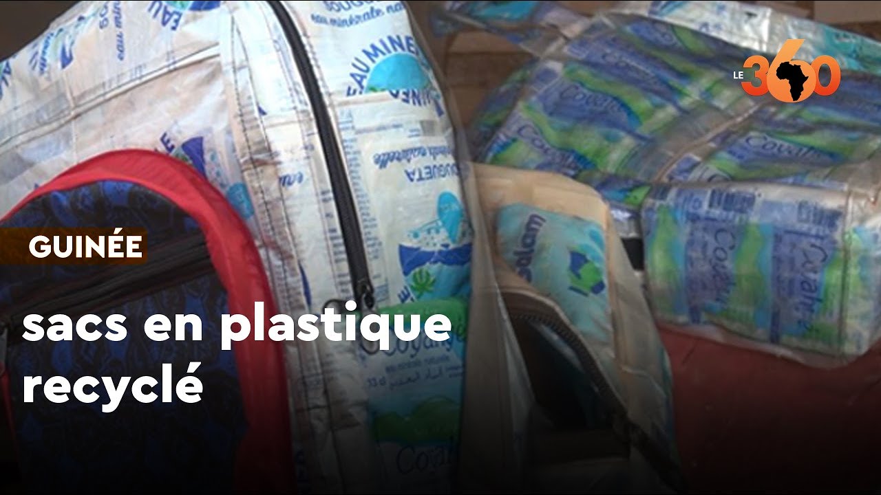 Sacs en plastique recyclé: un jeune Guinéen allie protection de l'environnement et business