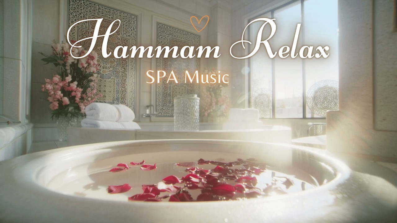 🌺 Window Light & Bath Hammam • 3-Hour Healing Sleep 🌫️ حمام مغربي مهدئ