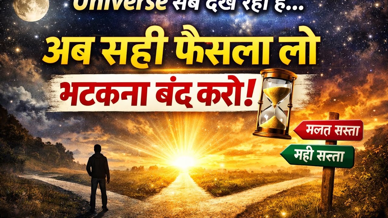अब वक्त आ गया हैं कि आप अपने जीवन में भटकना छोड़ दें,और सही फैसले लें ..ये मैसेज आपकी मदद करेगा 💫