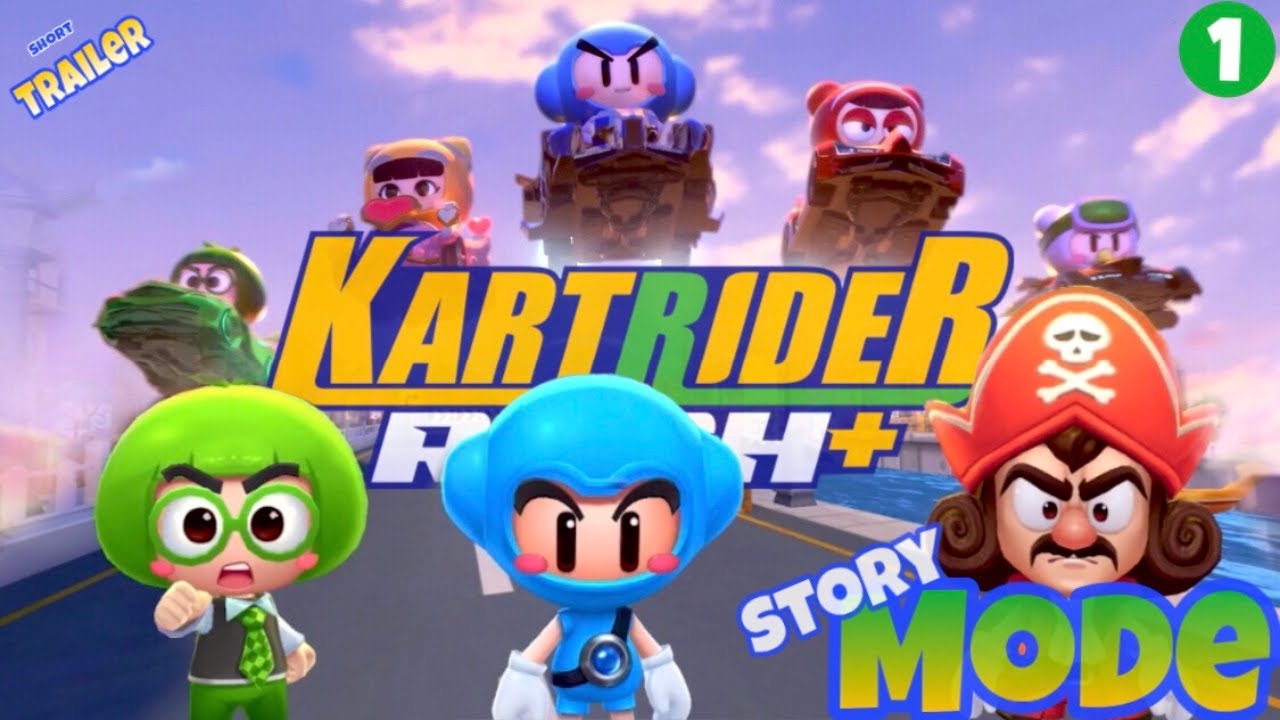 KartRider Rush+ Gameplay | Short Trailer + Story Mode Part 1 ( iOS/Android )