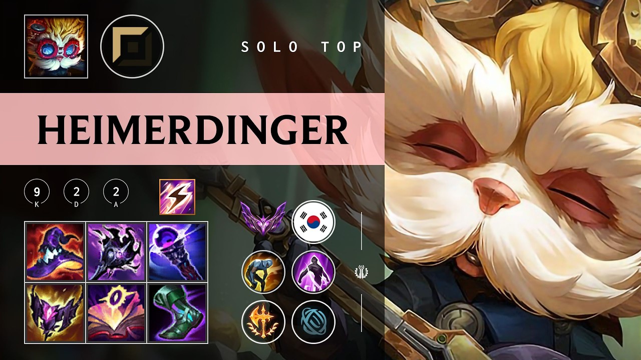 Heimerdinger Top vs Aatrox - KR Master Patch 26.03