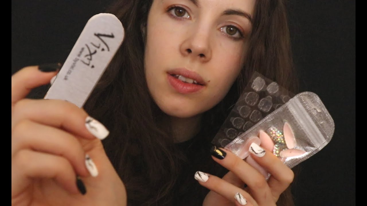 ASMR Doing Your Nails Personal Attention - Giving You Acrylic Nails