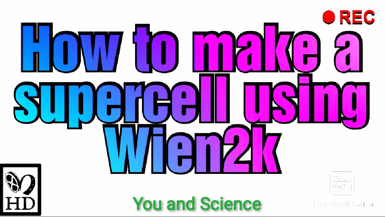 How to make a supercell for doping using Wien2k || super cel making in wien2k ||