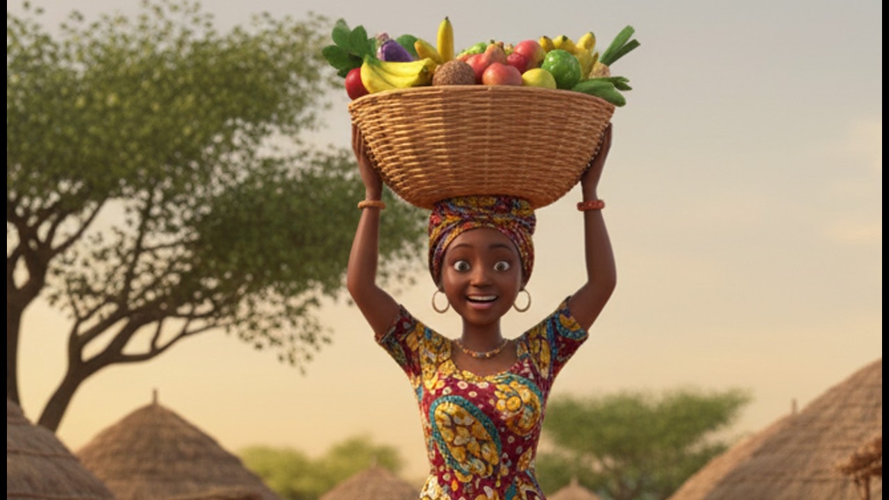 le panier de fruit de maman amara | B'ANGEL FRANÇAIS | Comptines avec bebe kameni |