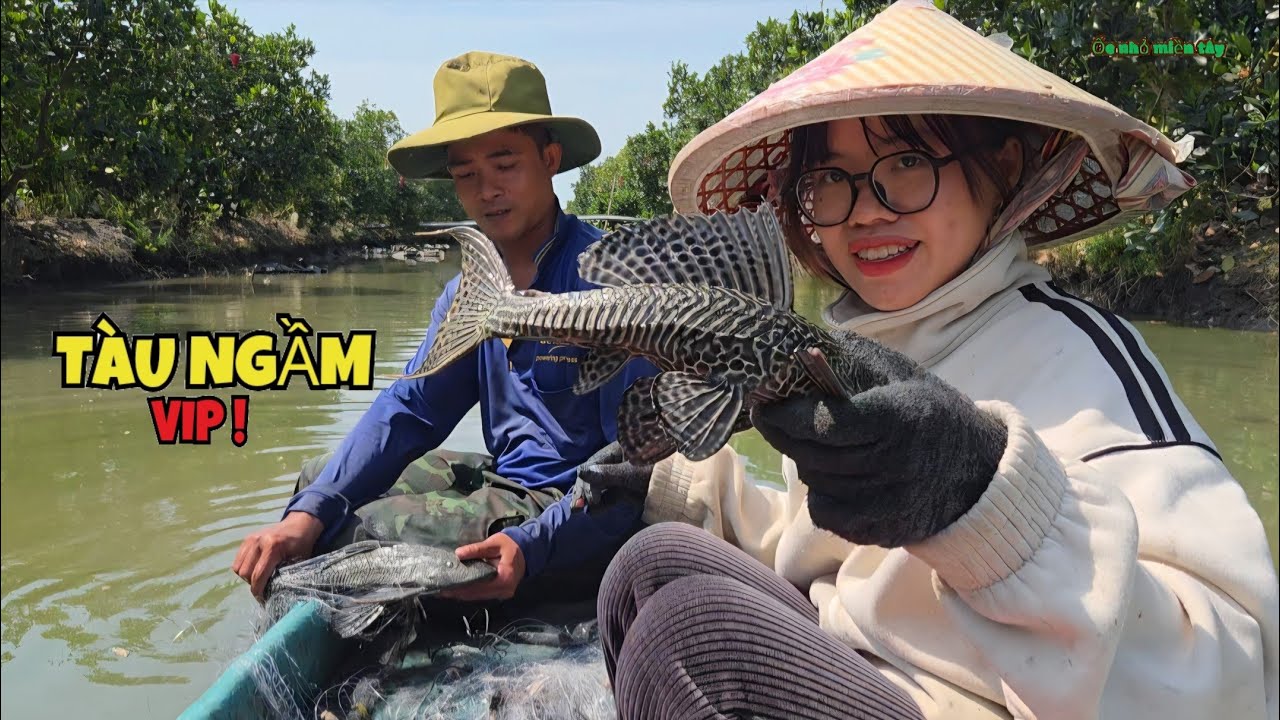 Bao Quây Bầy Tàu Ngầm Hạng Vip Ẩn Mình Dưới Ao Sâu_Món Cá Nướng Dân Dã Mà Cực Kỳ Ngon| ONMT #Tập 190