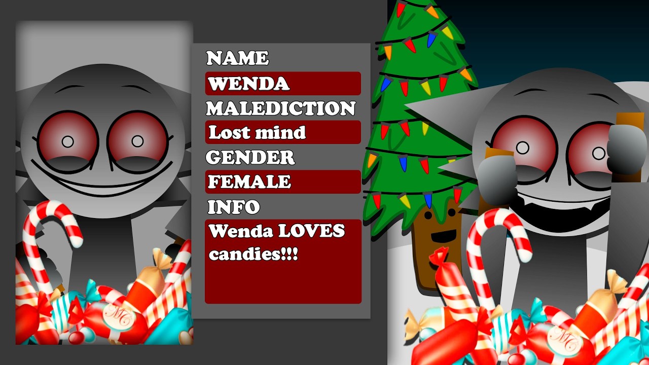 Sprunki Christmas Phase 9 Alive And Malediction | NEW UPDATE (GALLERY) | ALL Characters Description