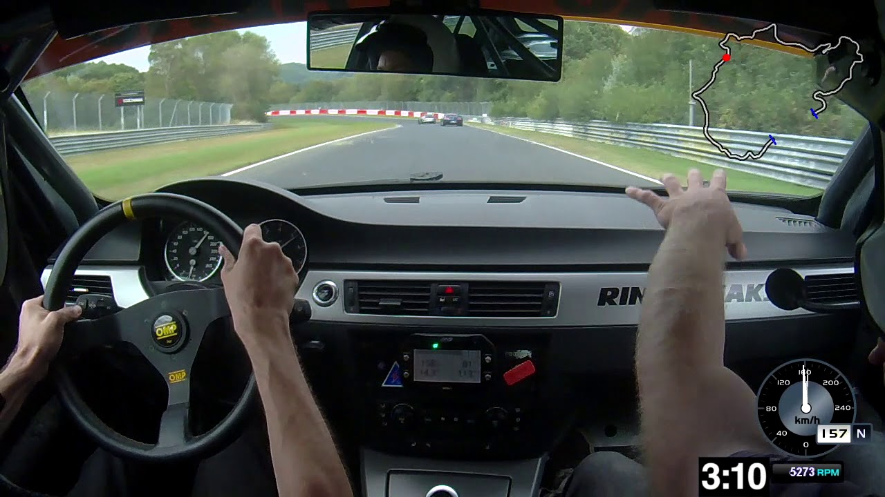 Nurburgring Bridge to Gantry - 8:59 - BMW E90 330i - Instructor: Andy Carlile - 2019.09.22