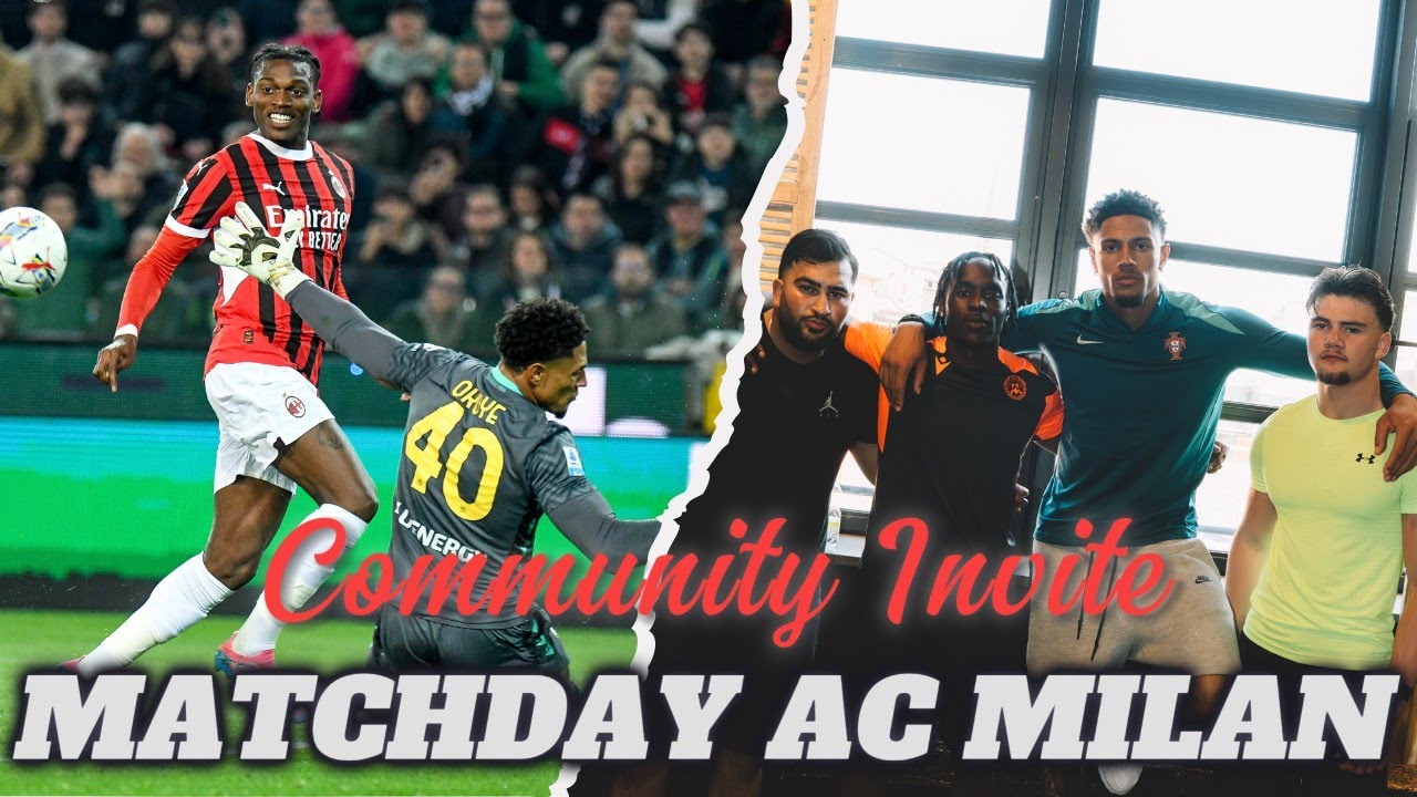 ICH LADE 2 GEWINNER ZU MEINEM SPIEL VS AC MILAN EIN🔥Community verbringt Weekend mit mir👀 +GIVEAWAY🤯