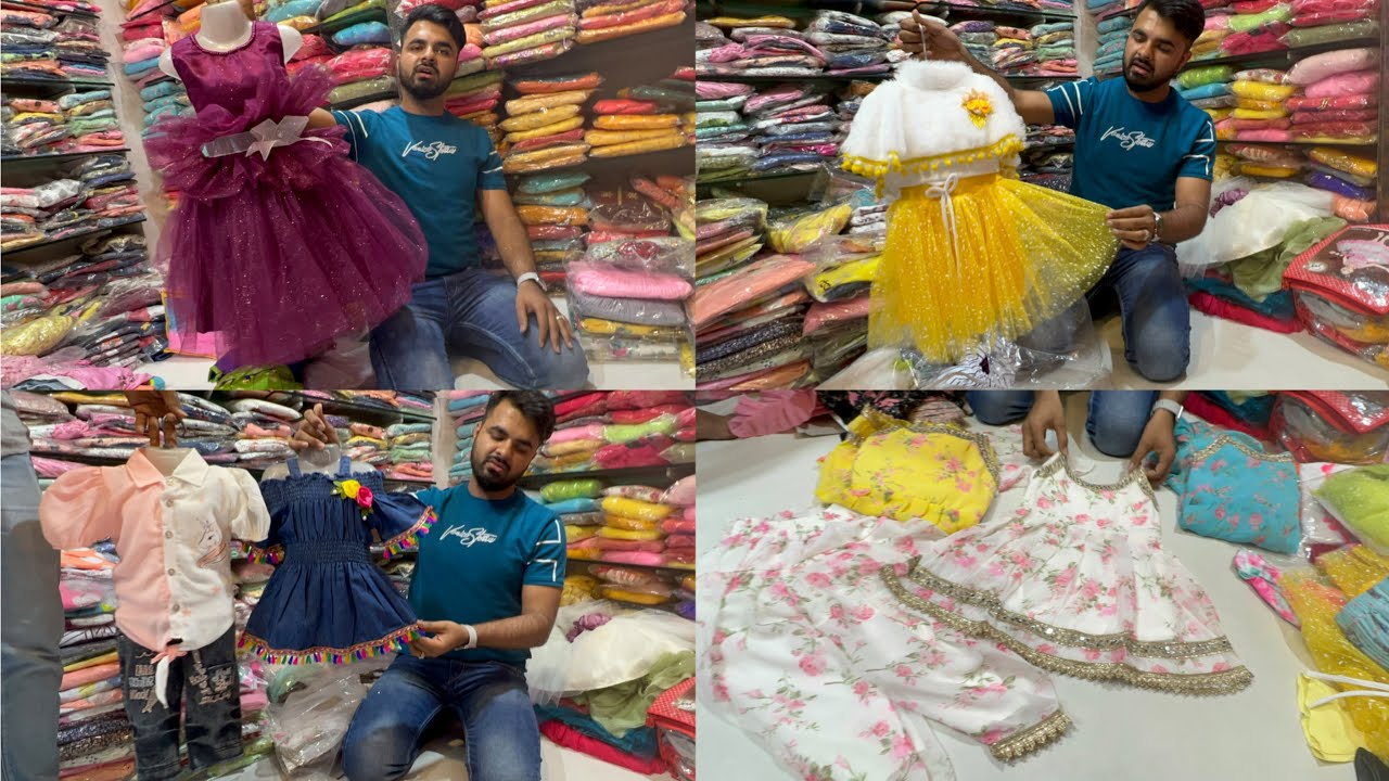 chickpet Bangalore wholesale kidswear Shop||Single piece courier available||Boys & girls kids dress
