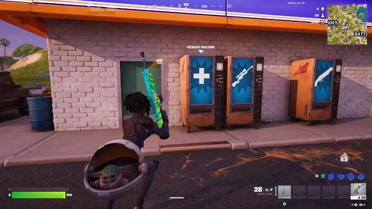 Playing Fortnite