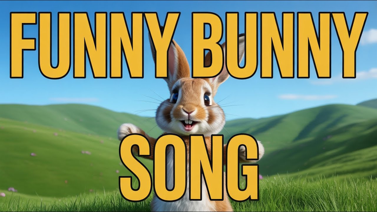 Cute Bunny Song for Kids | Happy Bunny Dance and English Nursery Rhymes for Toddlers