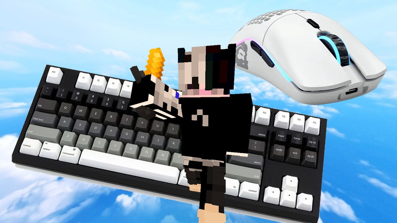 Thocky Keyboard + Mouse Sounds ASMR | PIkaNetwork Bedwars