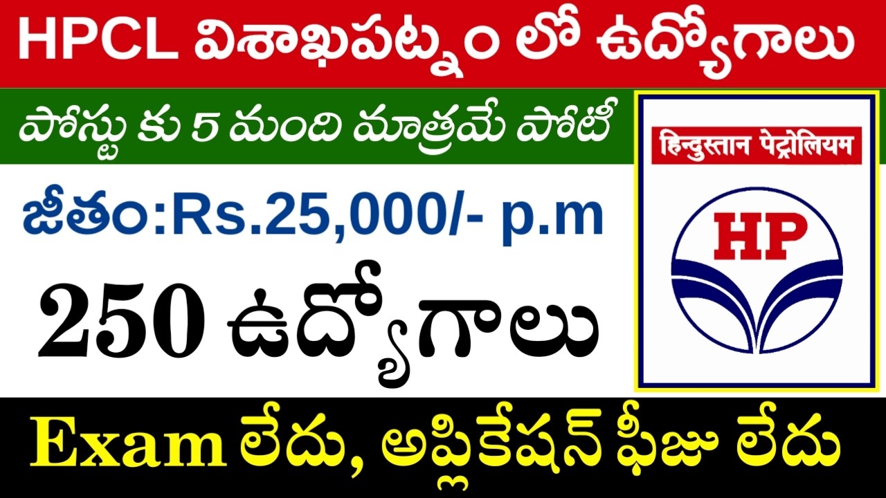 HPCL Vishakhapatnam 250 Vacancy Notification 2026 || HPCL Recruitment 2026 || HPCL Apprentice 2026