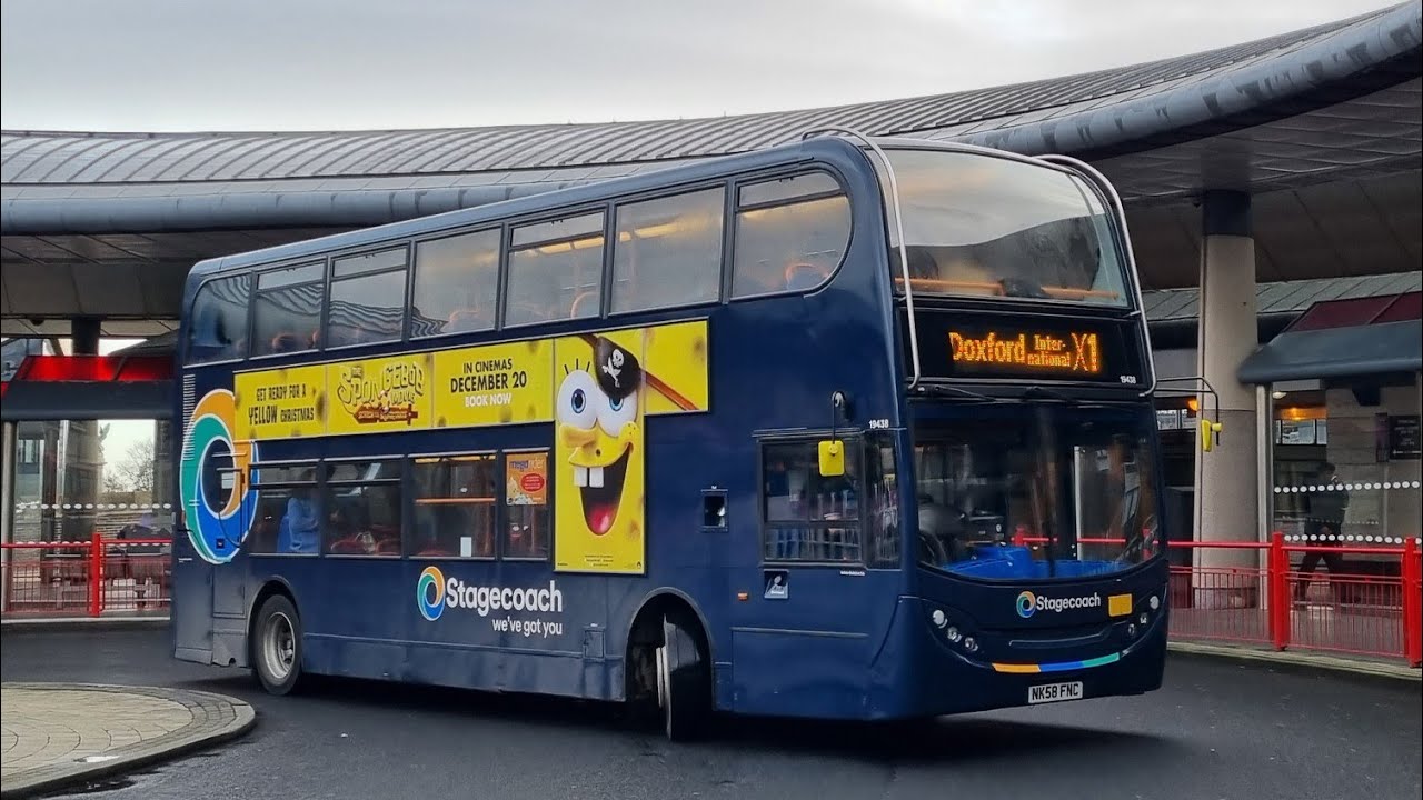 MOTORWAY BEAST: Route X24 | NK58FNC/19438 - Stagecoach North East: Dennis Trident 2/ADL Enviro 400