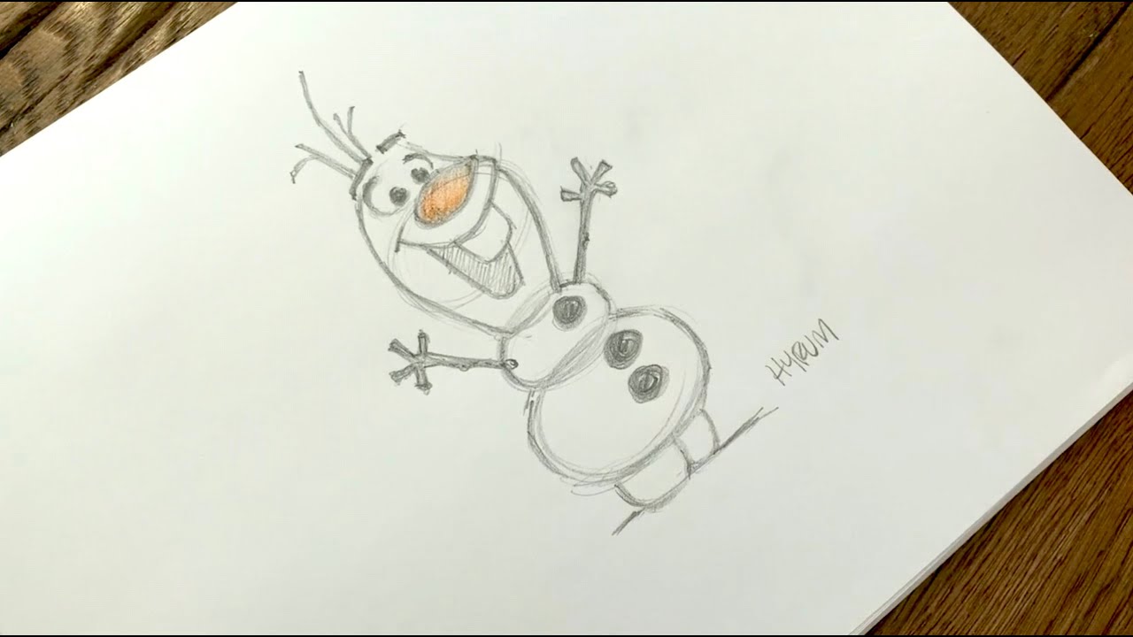 How to Draw Olaf from Frozen l #DrawWithDisneyAnimation