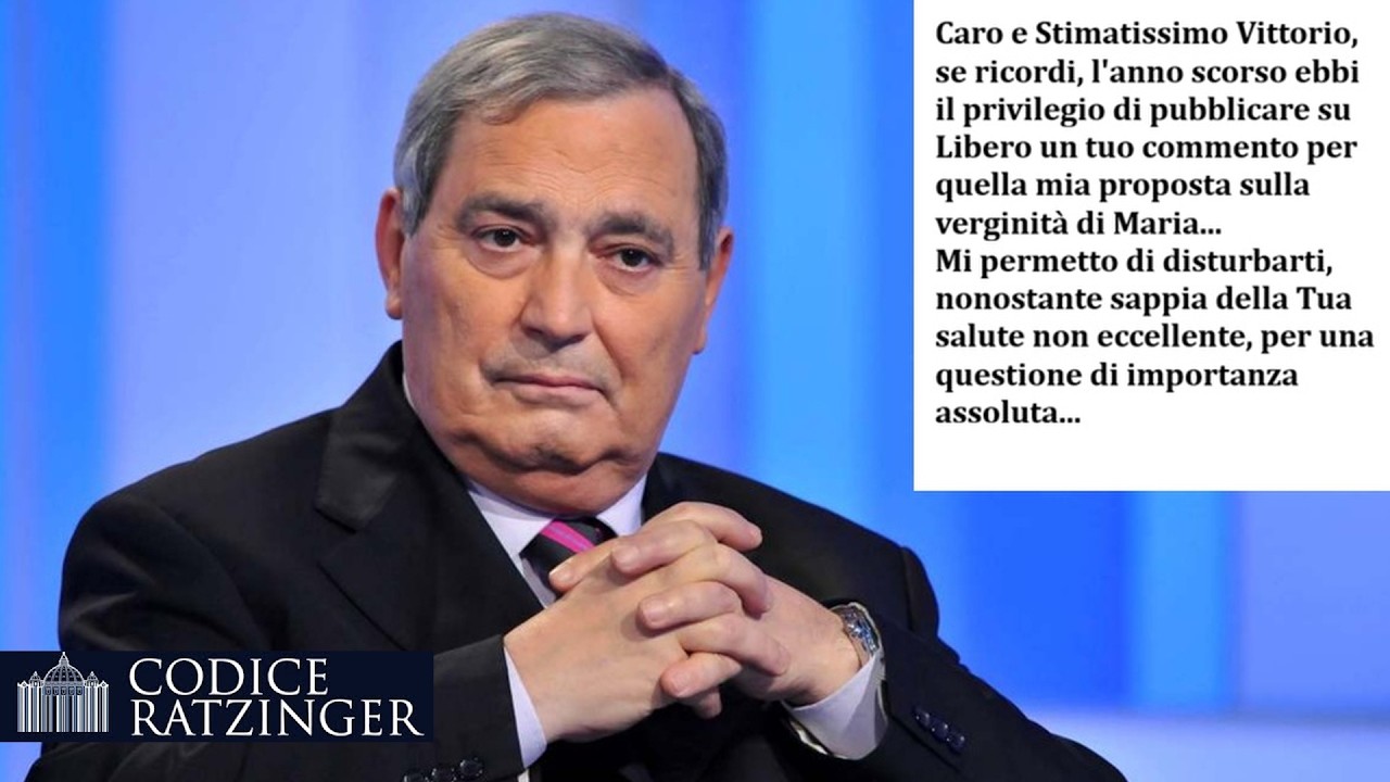 Cosa rispose Vittorio Messori ad Andrea Cionci nel 2021 sulla sede impedita di Benedetto XVI