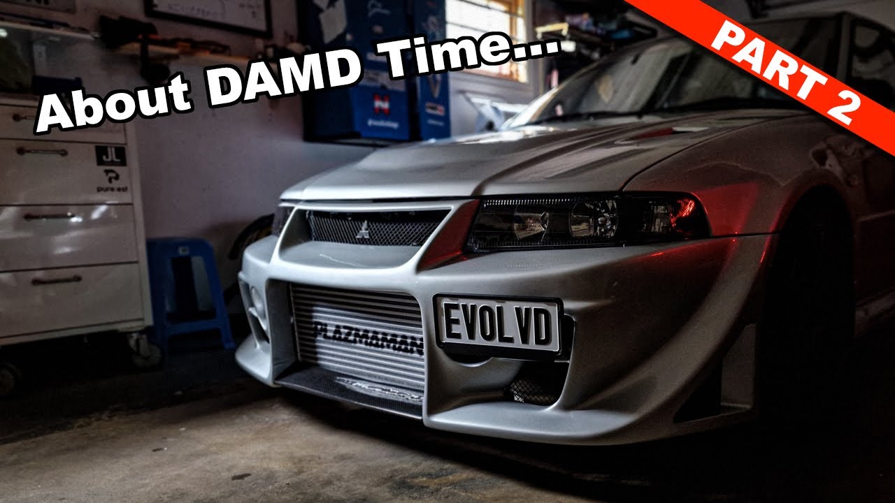 THE EVO V GETS A DAMD BUMPER (PART 2/2)