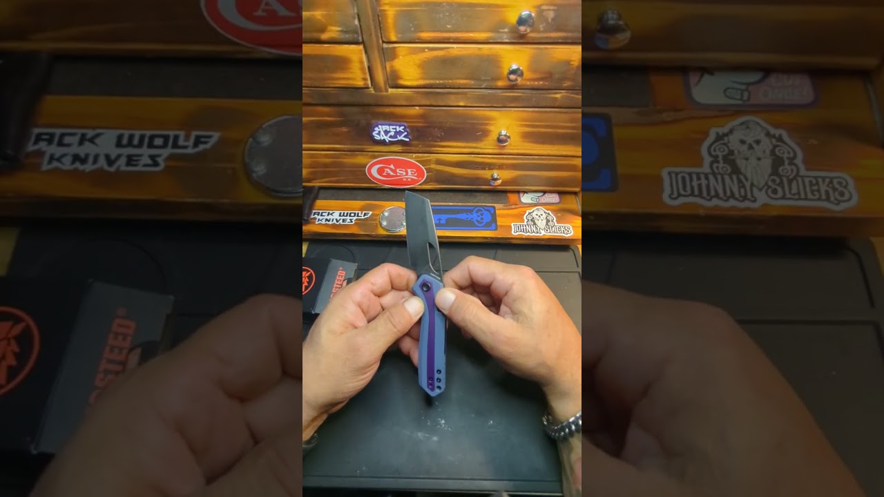 #VOSTEED #KROC #EDC Карманный нож Inkays, фиолетовая рукоятка G 10
