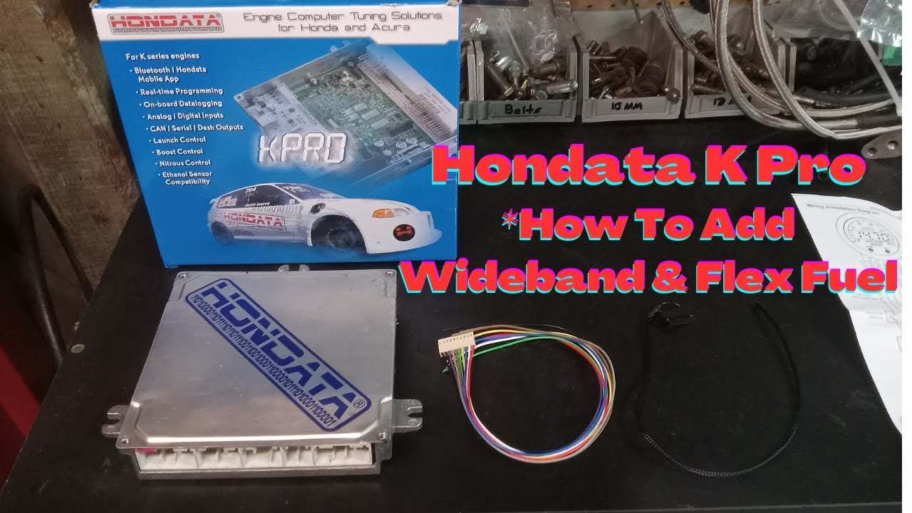 Hondata K Pro Adding Wideband & Flex Fuel