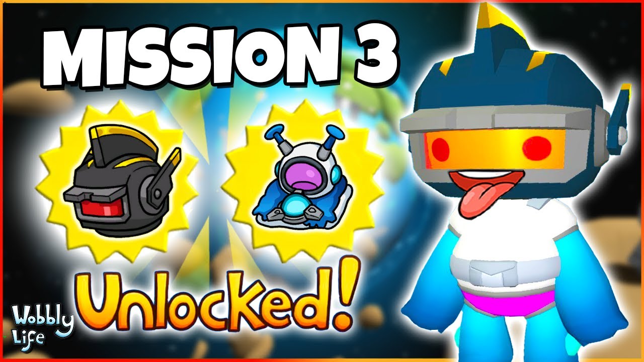 Wobbly Life Space Update Secret Space Cadets Mission 3 🚀 – Unlock Super Cadet Helmet & Gravity Suit