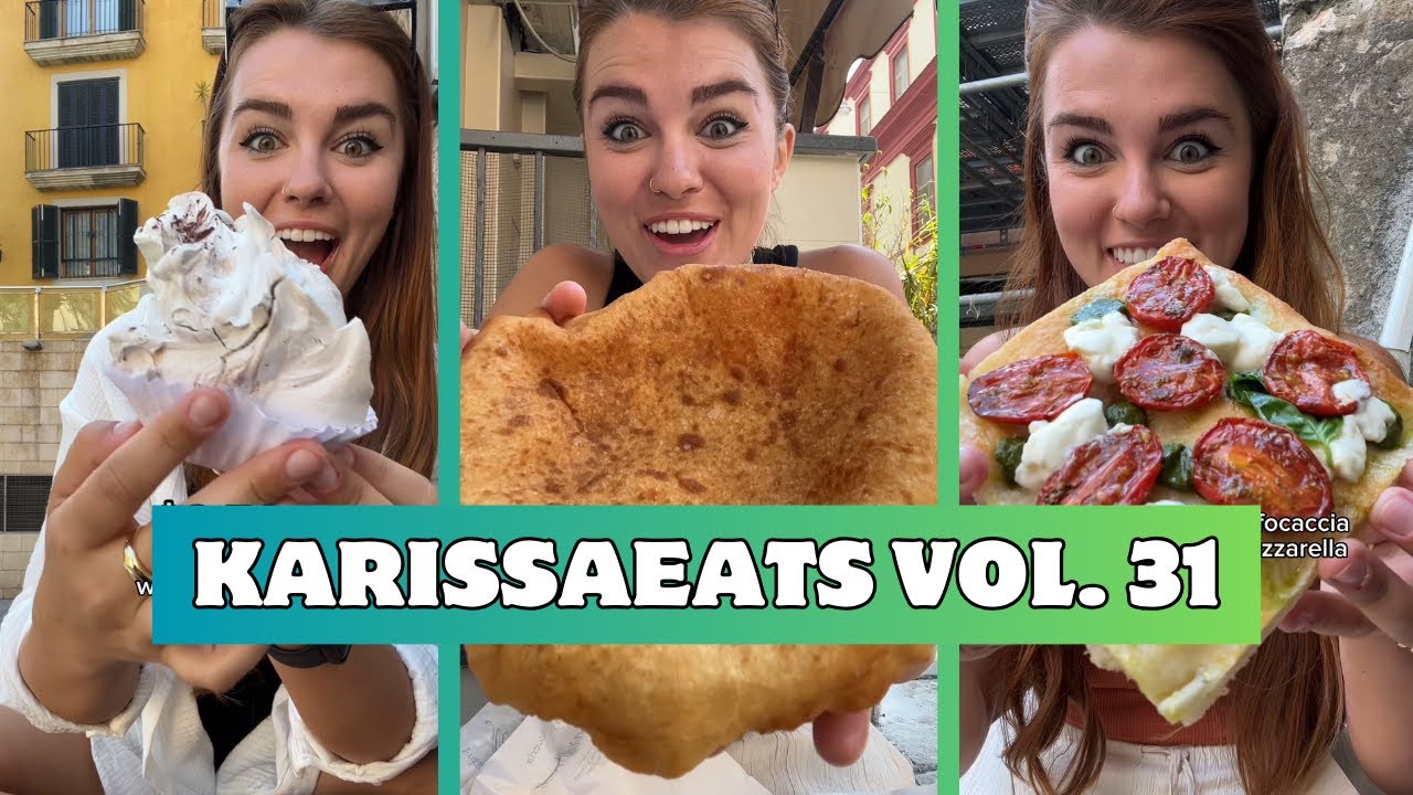 What I Ate at Raising Canes + The Most Famous Pizza in the World! - KarissaEats Compilation Vol. 31