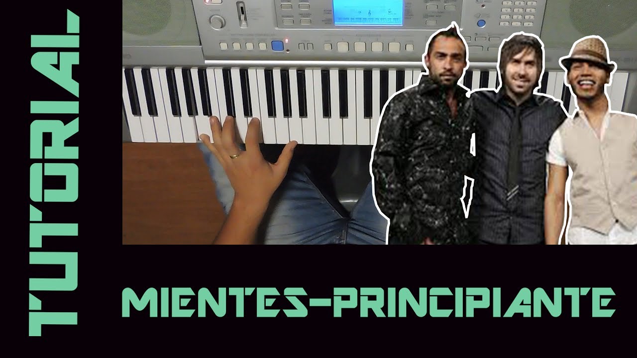 COMO TOCAR MIENTES-CAMILA EN PIANO PRINCIPIANTE(TUTORIAL) JAIME PONCE