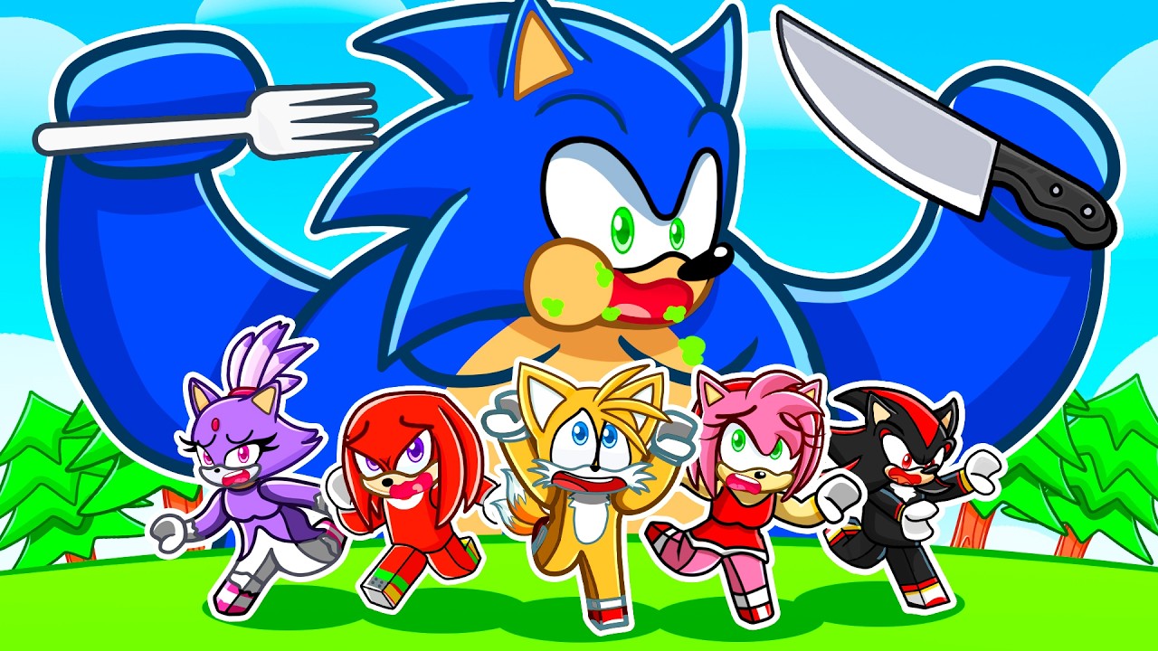 Becoming The BIGGEST SONIC To Eat MY FRIENDS!