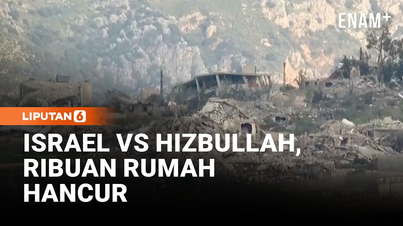 Konflik Israel - Hizbullah, Rumah-Rumah Hancur dan Puluhan Ribu Terpaksa Mengungsi | Liputan6